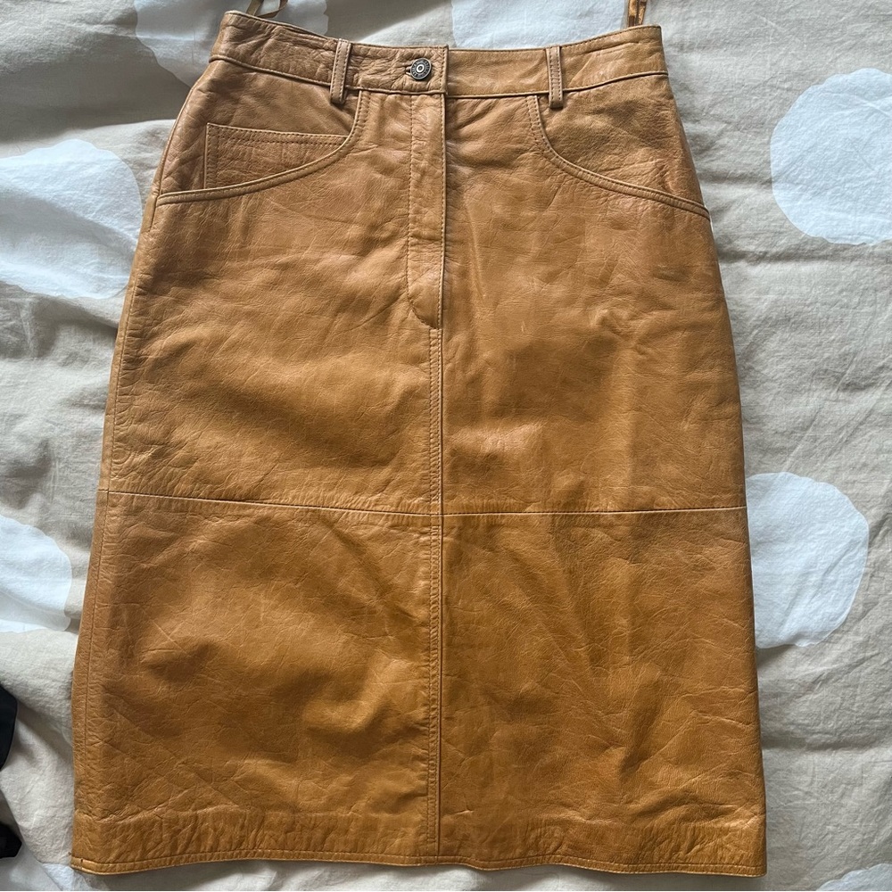 Wilson’s leather skirt